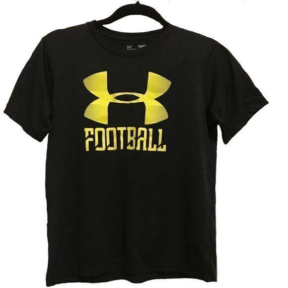 Under Armour Heat Gear Graphic Tee Neon Tee YLJ/G - Picture 1 of 6